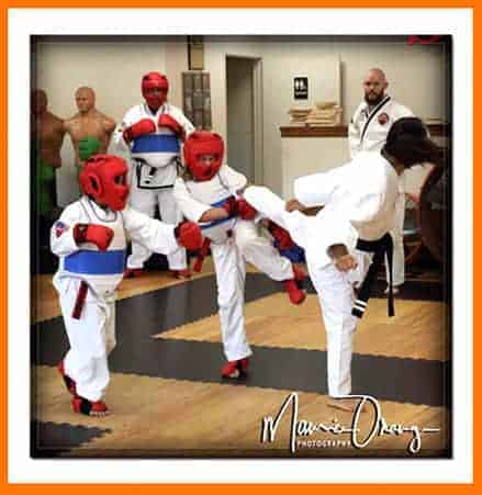 taekwondo sparring kids