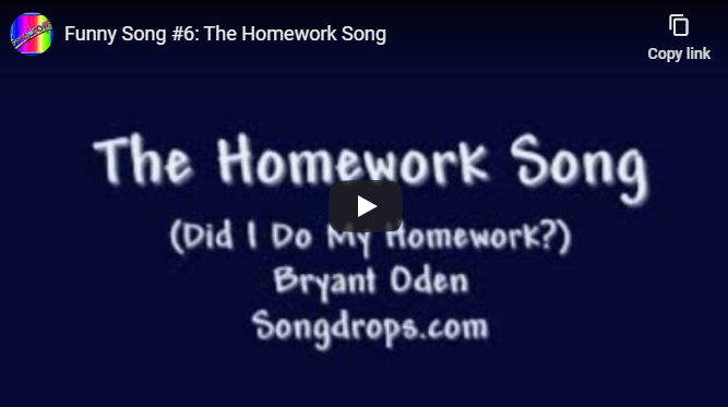 the homework song