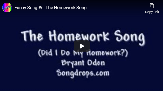 get your homework done song