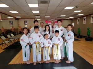 Taekwondo Students with Discipline 