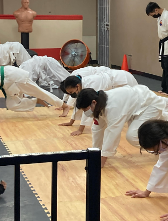 white belt push ups