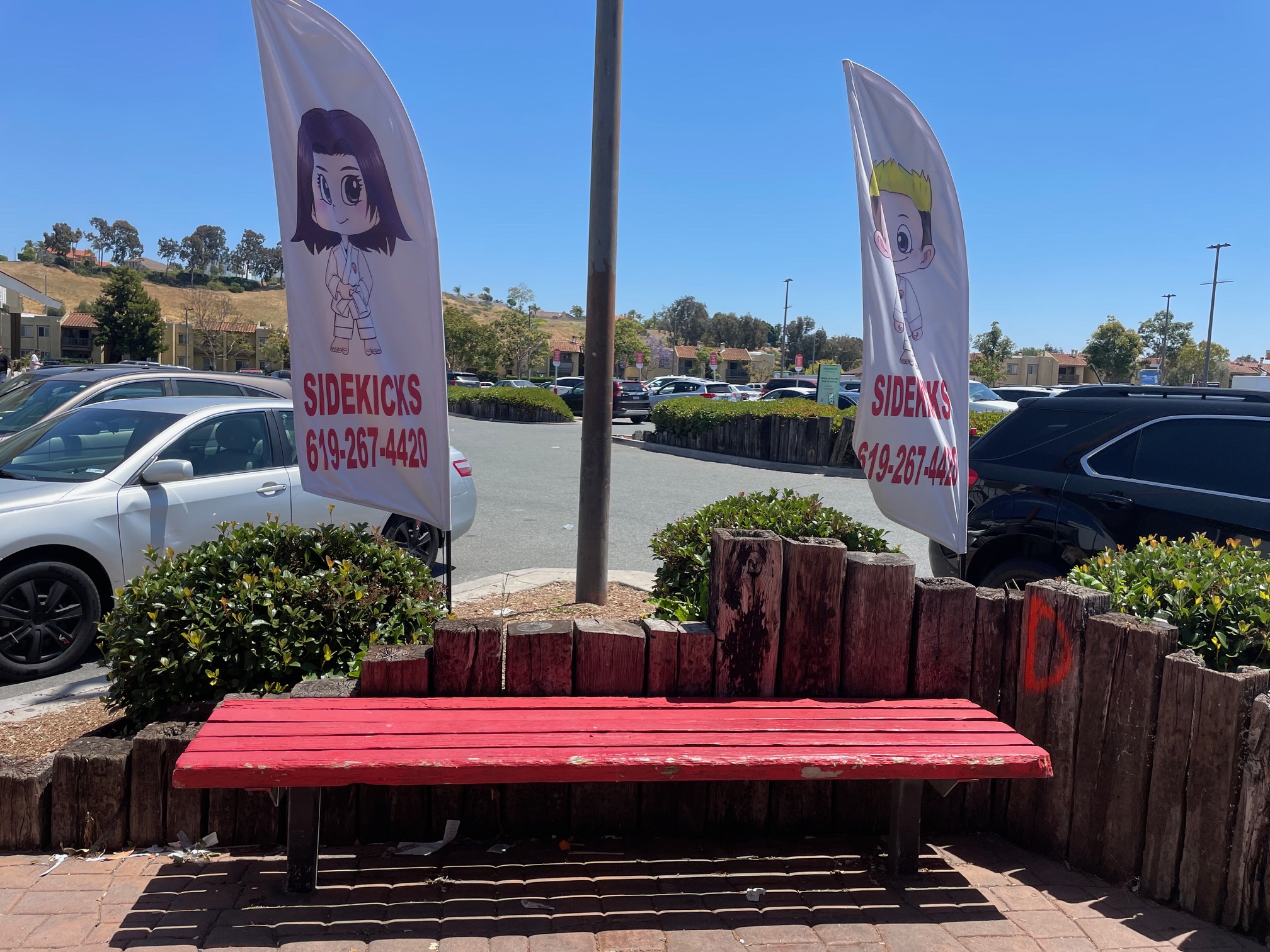 Red Bench