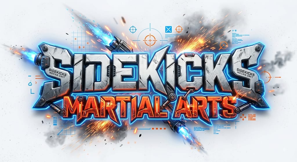 Sidekicks Martial Arts Graffiti sign